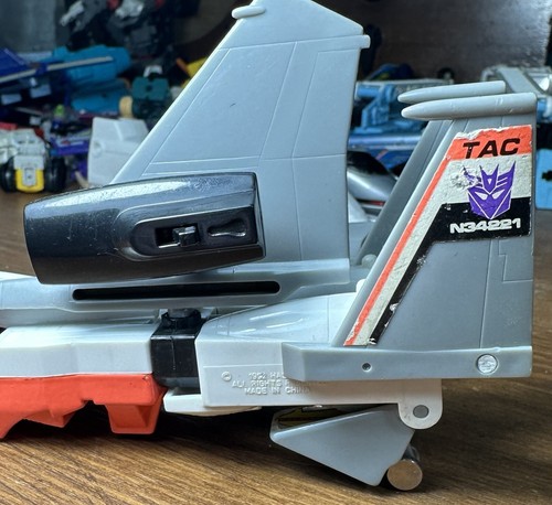 Vintage 1992 Transformers G2 STARSCREAM Incomplete Action Figure Parts Lot - Picture 5 of 14