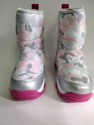 NEW Dream Pairs Winter Snow Boots Mid Calf Kids Shoes Size 12