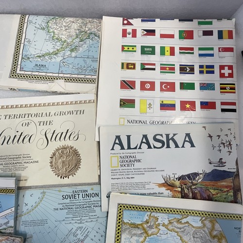 National Geographic Lot Of 27 Maps OldPaperMaps - Picture 5 of 16