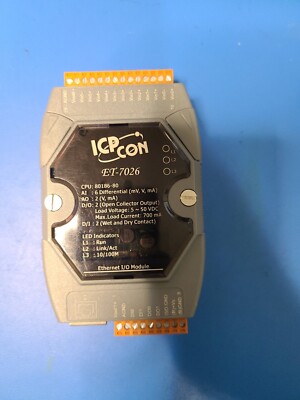 ICP DAS - ICP CON ET-7026 Modbus TCP based Analog and Digital Combination IO