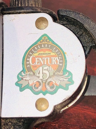 Mulinello Spincast vintage pulito Johnson Century 45° Anniversario 100b MODELLO ARGENTO - Foto 14 di 22
