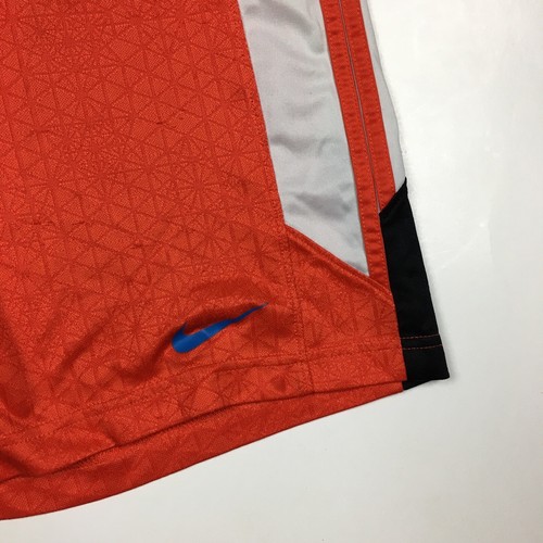 Nike Kevin Durant KD Dri-Fit Athletic Basketball Shorts Orange/Blue Men's Sz XL - Picture 3 of 5