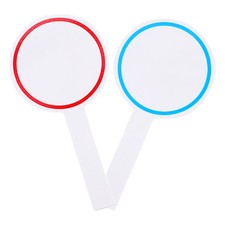 2pcs Handheld Dry Erase Paddle Games Auctions Paddle Handheld White Board