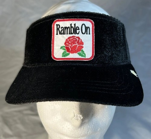 Grateful Dead "Velvet Ramble" Velour Visor - Black
