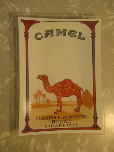 Cenicero de cigarrillos "Camel Cash" vintage de los años 90 5 x 7 vidrio transparente ¡con logotipo clásico! - Imagen 2 de 9
