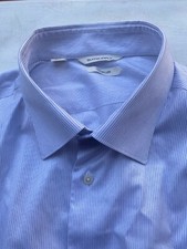 Men  s Suitsupply Traveller Slim Fit Button Down Shirt Size 45 /17 3/4