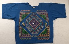 Sweet Blondie Women's Short Sleeve Blue Glitter Diamonds T-Shirt USA Made Size S