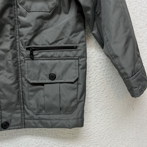 Urban Republic Boys Winter Jacket Coat Size 4 - Gray Hooded Quilted Liner - Picture 3 of 12
