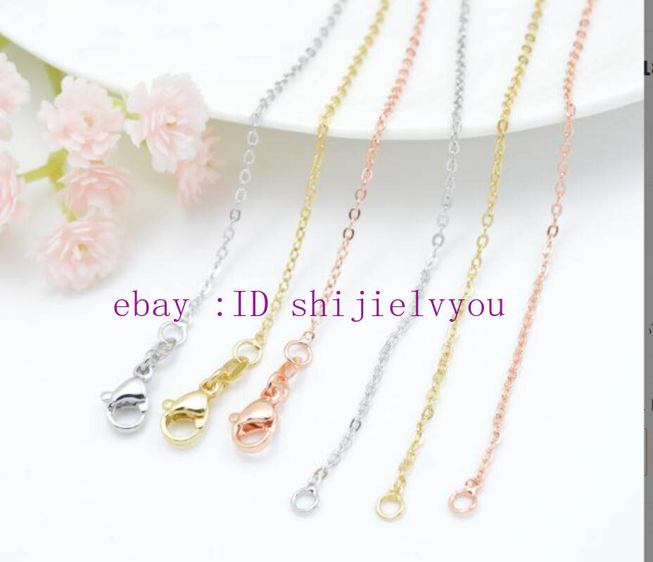 Wholesale 10pcs/20/100pcs Gold Plated O Chain Necklace 14k