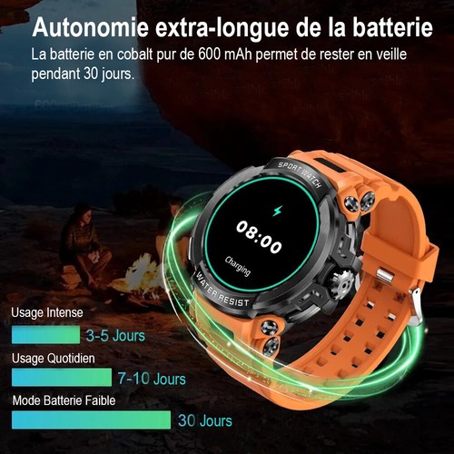 Montre Connectée Homme Smartwatch Sport Android Wear - Bild 3 von 14