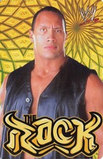 The Rock 2002 WWF World Wrestling Federation Vending Sticker Dwayne Johnson