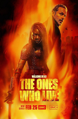 2024 The Walking Dead The Ones Who Live Poster 11x17 Andrew Lincoln Horror