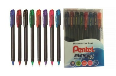 PENTEL ENERGEL BL417 Roller Gel Pen (8 COLOUR SET) | 0.7mm |  Smooth Writing