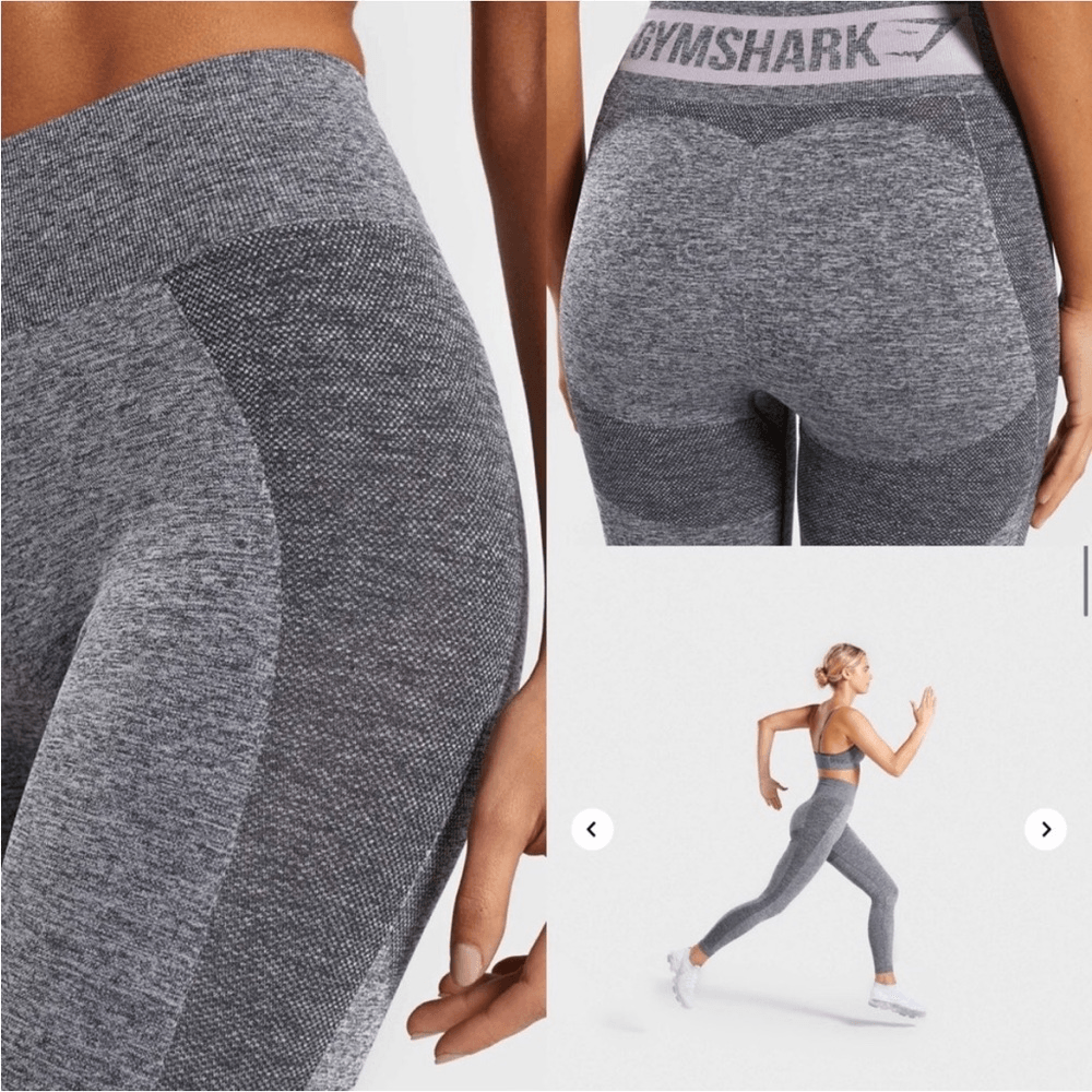 Gymshark Flex High Waisted Leggings - Charcoal Marl