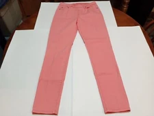 DG2 Diiane Gilman Womens Coral Elastic Waist High Rise Jeans Sz TS 28x30.5