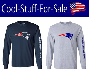 New England Patriots Logo Football Long Sleeve Shirt Ebay