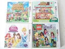 Nintendo 3DS Girl Games Lot Animal Crossing Home Disney Princess LEGO Girls Kids