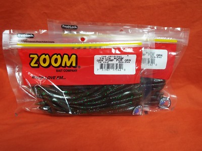 #006-285 Plum Crazy 20cnt Zoom 6.5/" Trick Worm 2 Pcks