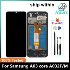 For Samsung A03 core SM-A032F A032M LCD Display Touch Screen Digitizer Frame New