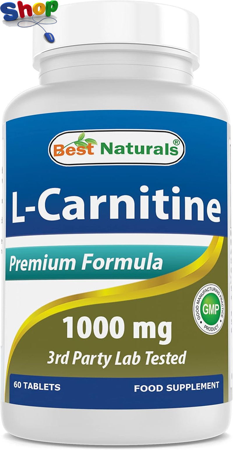 Best  Naturals  L - Carnitine  1000Mg  60  Tablets