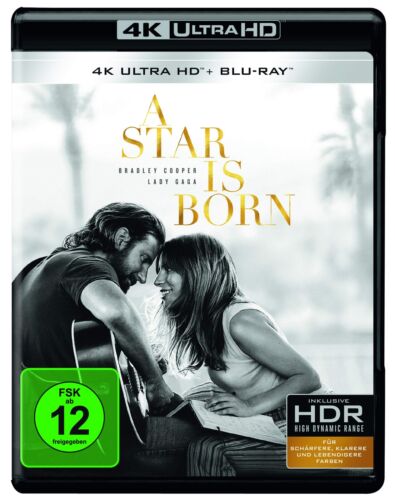 A Star is Born (4K Ultra HD) (+ Blu-ray 2D) (4K UHD Blu-ray) Cooper (UK IMPORT) - Picture 1 of 2