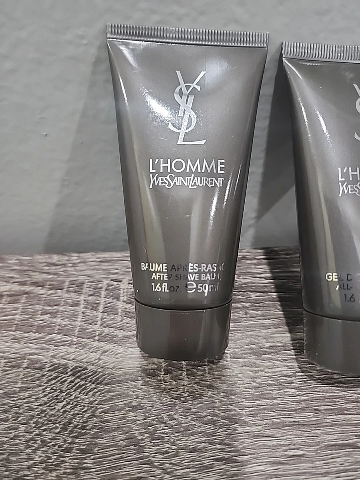 YSL L'HOMME YVES SAINT LAURENT BÁLSAMO PARA DESPUÉS DEL AFEITADO + GEL DE DUCHA 1,6 FL OZ / 50 ML Foto 3 de 4