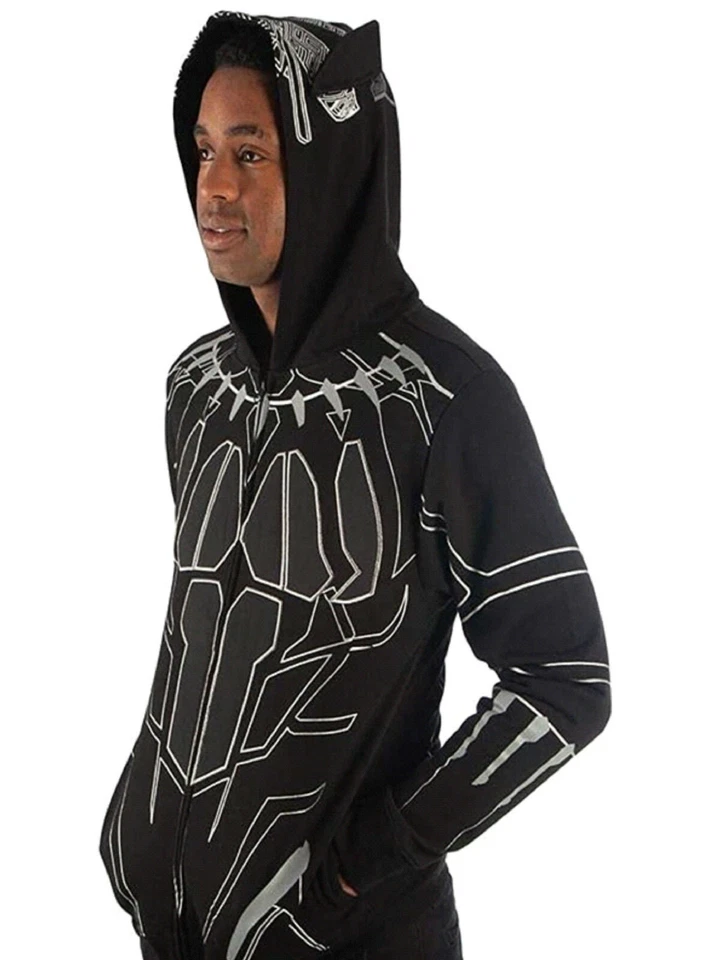 Черная пантера мужской косплей черная пантера толстовка с капюшоном Wakanda новый - Изображение 3 из 4