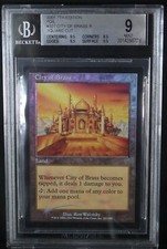 MTG 7th Edition Square Cut City of Brass BGS 9 FOIL Square Cut Magic (6728) C1