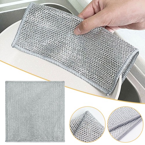 Multipurpose Wire Dishwashing Rags for Wet and Dry Wire Dishwashing Rag New HA - Picture 3 of 22