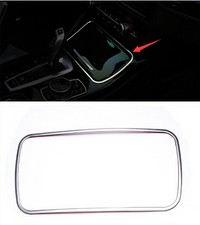 Steel Console Centre Water Cup Holder Cover Trim for BMW 5 Series F10 2011-2015