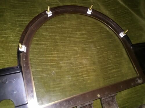 1940's Vintage Bakelite and Glass Radio Display Panel for DIY Steampunk Creation - Picture 5 of 12