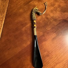 Vintage Plastic Horse Head Shoe Horn