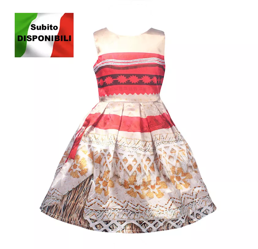 Costume carnevale vaiana clearance