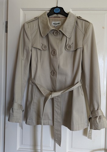 Ladies Casual Beige Jacket, Size 12