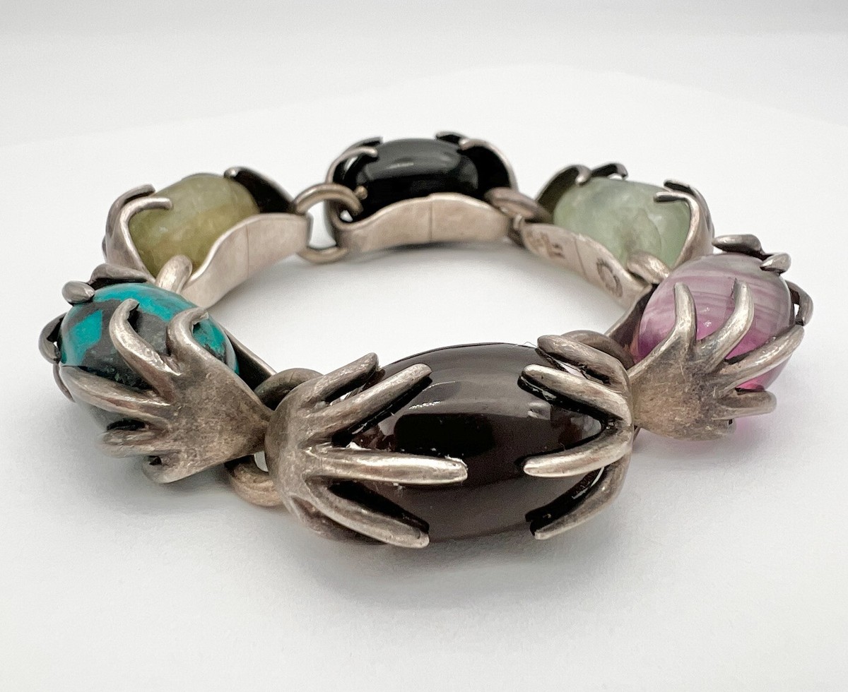 新品未使用 xolo CLAW LINK BRACELET 925 TAXCO 新品未使用 xolo CLAW LINK BRACELET 925 TAXCO VTG Taxco