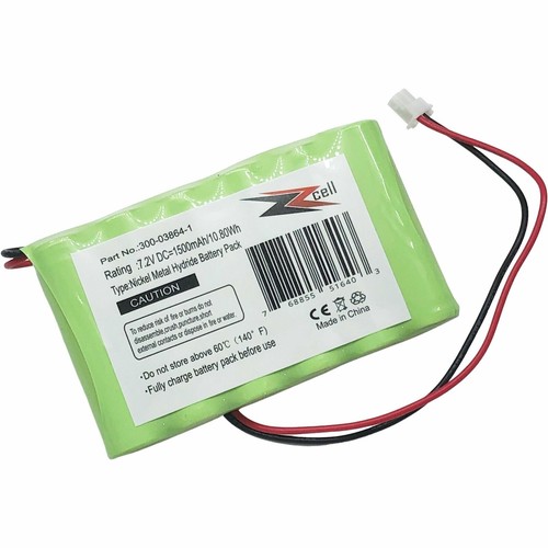 2-Pack Battery For Honeywell Lynx L3000, Lynx L5000, Lynx L5100, 300-03864-1 - Picture 6 of 8