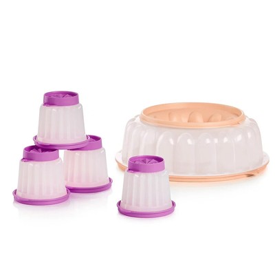 Tupperware Jel-Ring  Mold and Jel-Ette  Set