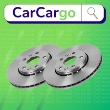 Premium Vented Front Brake Discs Renault Scénic 1.4 TCe 2013-2016 296 mm