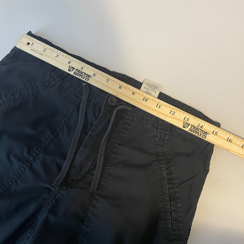 Divided by H&M Womens Black Cargo Trouser Pants Size 6 Drawstring Pockets - Picture 8 of 10
