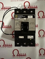 SQUARE D KAL361501027 150 AMP CIRCUIT BREAKER MOLDED CASE 600V 3 POLES K FRAME