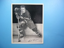 1945/54 QUAKER OATS NHL HOCKEY PHOTO PAUL MEGER SHARP MONTREAL CANADIENS