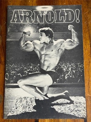 ARNOLD! PHOTO ALBUM bodybuilding muscle SCHWARZENEGGER booklet 1976