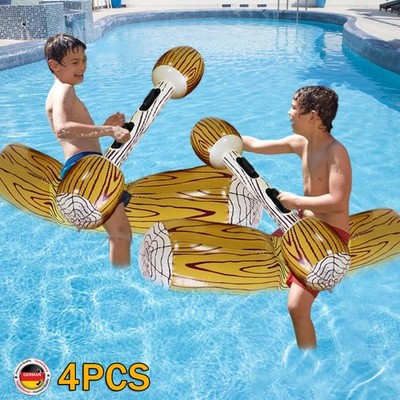 4tlg Aufblasbare Pool Wasserspielzeug Wassersport Float Schwimmspiel Spielzeug