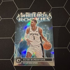 Victor Wembanyama 23-24 Optic White Hot Rookies🔥Silver Prizm🔥 ref#347