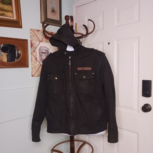 Harley Davidson Men’s Motorcycles Road Warrior 3-IN-1 Jacket Black Size: L