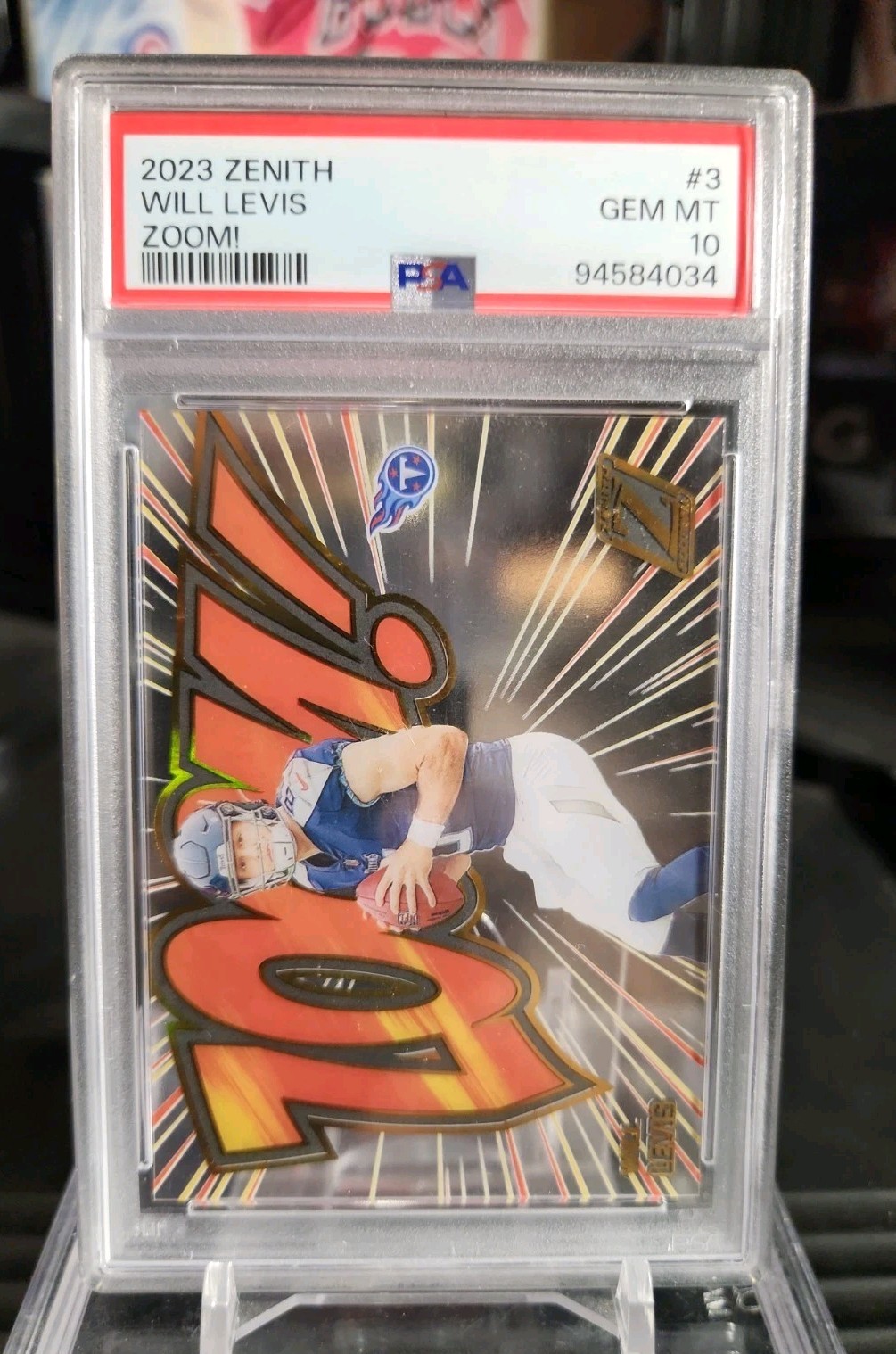 Will Levis Panini Zenith Zoom! #3 Base