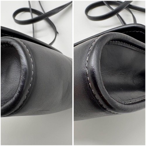 Bolso Bandolera Coach C3486 Kip Turn Lock Cuero Negro - Imagen 6 de 9