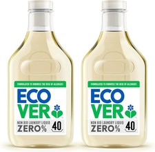 Ecover Zero Non-Bio Laundry Detergent Liquid for Sensitive Skin, 2.86L 9.58 per litre