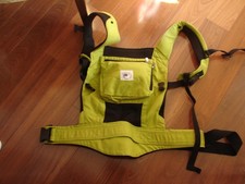 ERGObaby Lime Green Baby Carrier Excellent