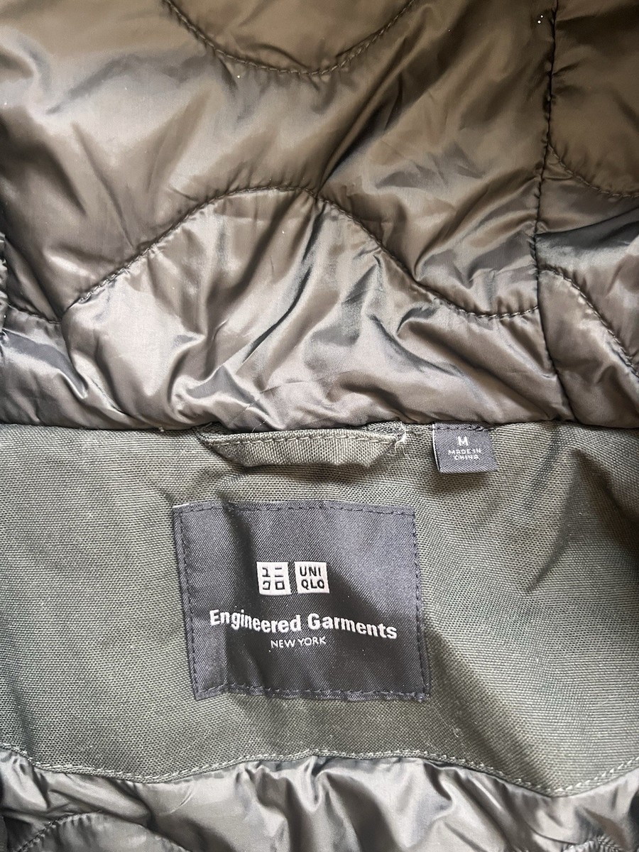 Uniqlo x Engineered Garments Size M Unisex Olive Relaxed Pufftech